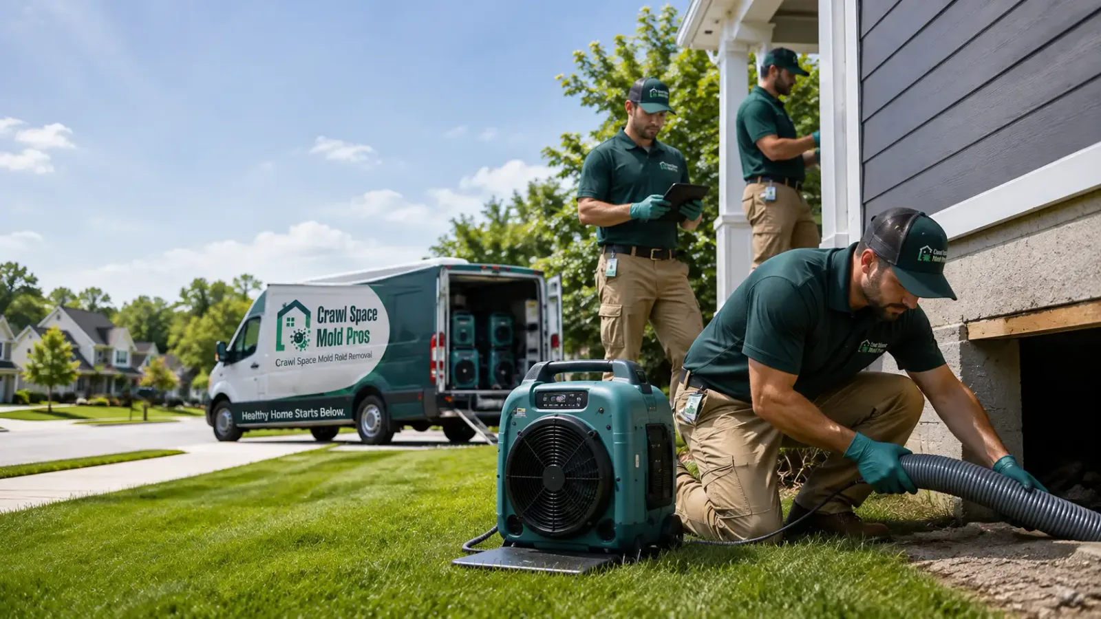 Crawl Space Mold Removal in South Haven, KS